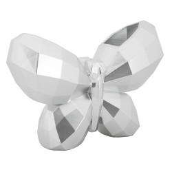 Jarrón mariposa de plata sublime CM 22.5X8X15
