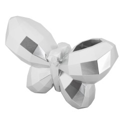 Jarrón mariposa de plata sublime CM 22.5X8X15