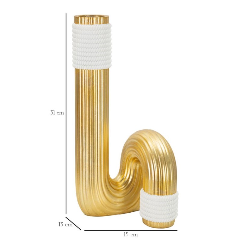 Jarrón Grand Glamour, 15,3 x 13 x 30,5 cm