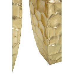 Juego de 3 elegantes soportes para jarrones Glody, medidas: 38 x 38 x 94 cm, 30,5 x 30,5 x 76 cm, 23 x 23 x 63 cm.