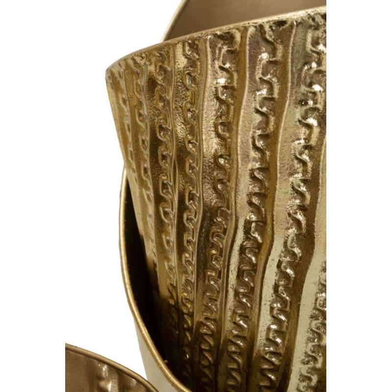 Juego de 3 soportes para jarrones Flosty Contemporary (39x42x75cm, 32x32x55cm, 25x25x35cm)