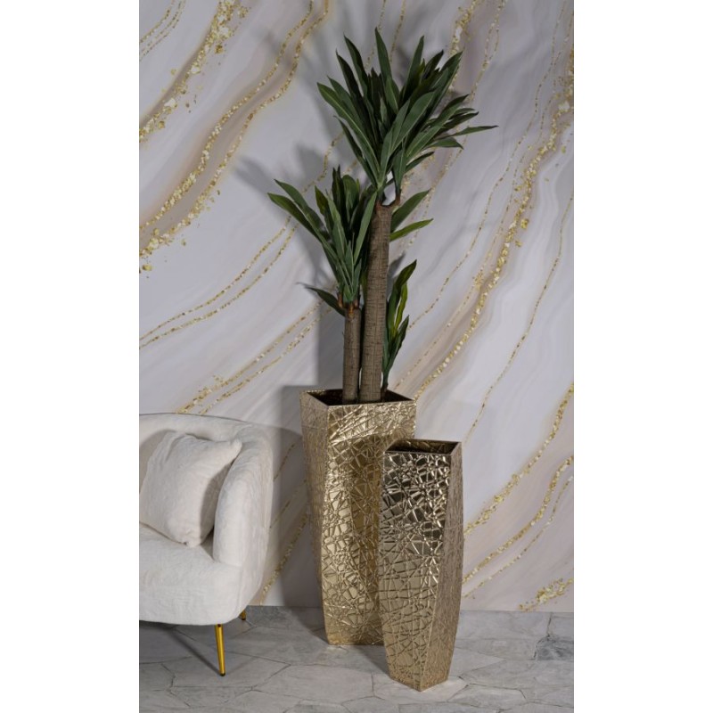 Juego de 2 elegantes soportes cuadrados para jarrones 34X34X90-25X25X78