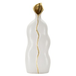 Elegante jarrón Uma de 19,5 x 10 x 50 cm