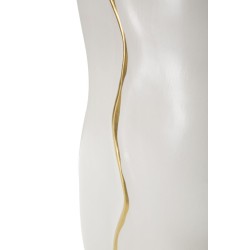 Elegante jarrón Uma de 19,5 x 10 x 50 cm