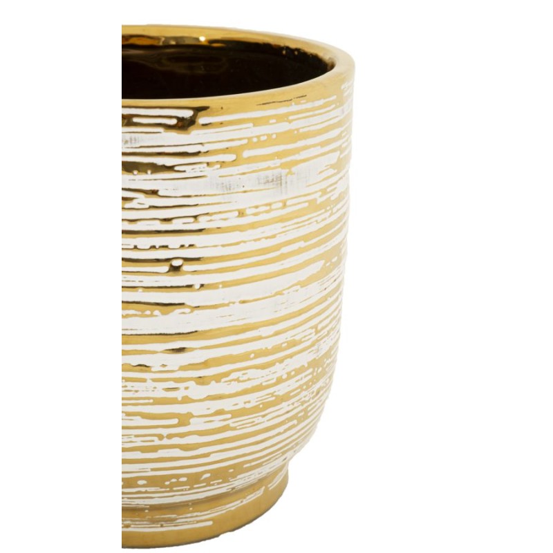 Juego de 2 soportes para jarrones Melody, acabado refinado, Ø 23 x 24 cm - 17,5 x 19 cm