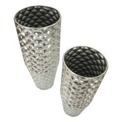 Juego de 2 soportes para jarrones Silvy Majestic CM Ø 37X92-32X75