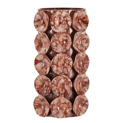 Maceta pequeña con forma de gota, 12,5 x 12,5 x 24 cm