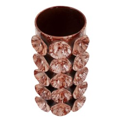 Maceta pequeña con forma de gota, 12,5 x 12,5 x 24 cm