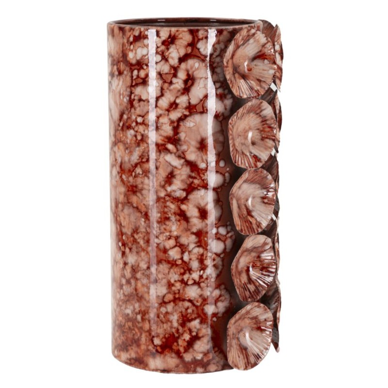 Maceta pequeña con forma de gota, 12,5 x 12,5 x 24 cm