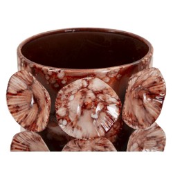 Maceta pequeña con forma de gota, 12,5 x 12,5 x 24 cm