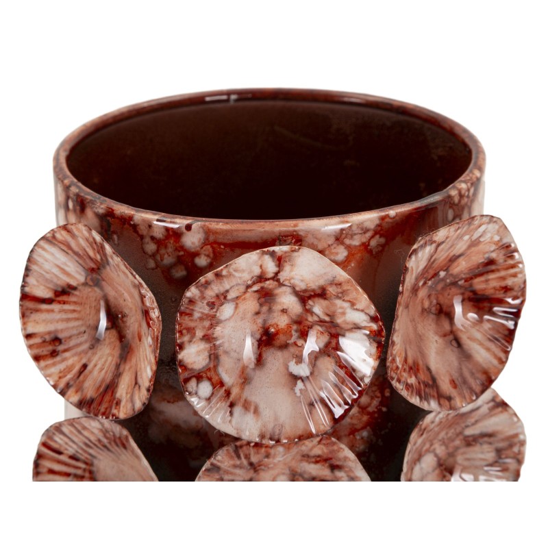 Maceta pequeña con forma de gota, 12,5 x 12,5 x 24 cm