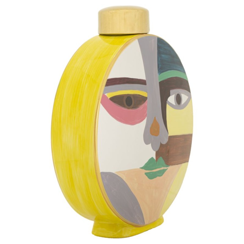 Maceta redonda Piccassy Chic Color 28 x 9 x 33 cm