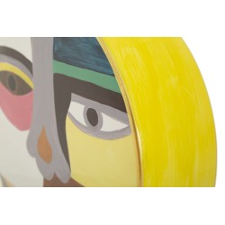 Maceta redonda compacta de colores Piccassy, 23 x 9 x 28 cm