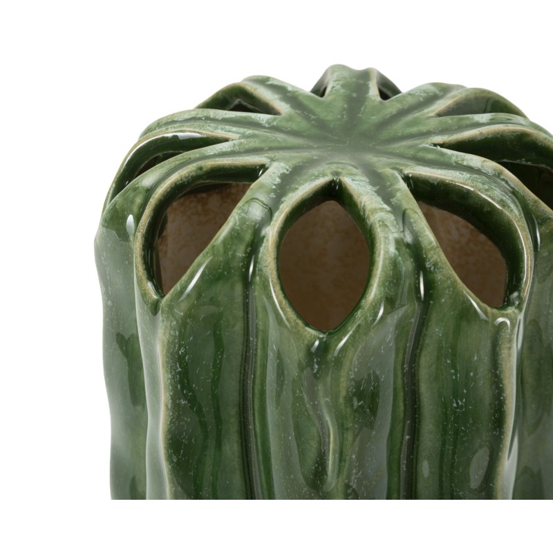 Maceta alta y compacta para cactus (11,5 x 23,5 cm)