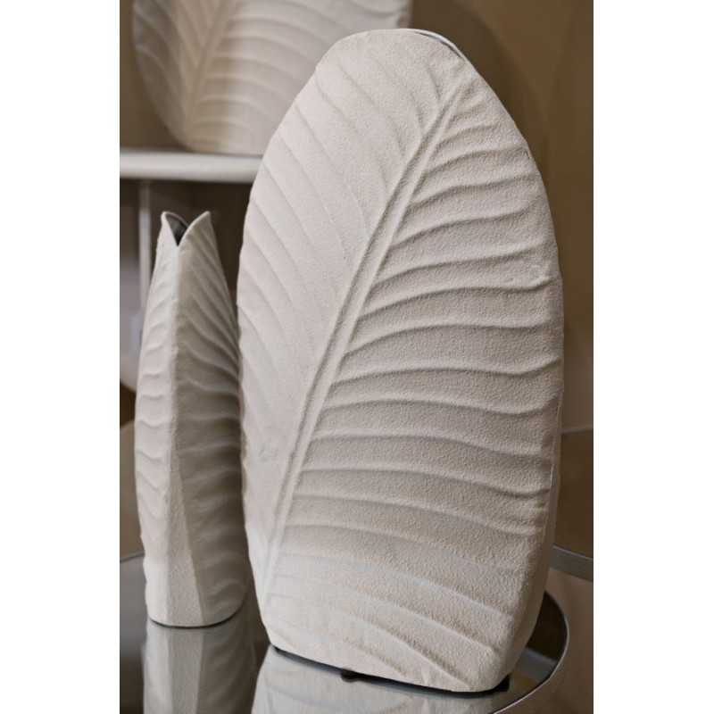 Jarrón alto contemporáneo Dune 26 x 11 x 41 cm