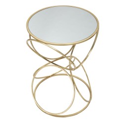 Maceta circular Glam Exquisite Glam Ø 42 x 61 cm - Hierro y espejo