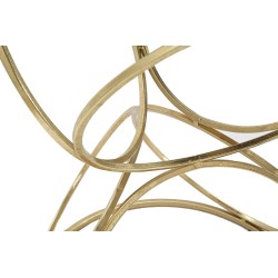 Maceta circular Glam Exquisite Glam Ø 42 x 61 cm - Hierro y espejo