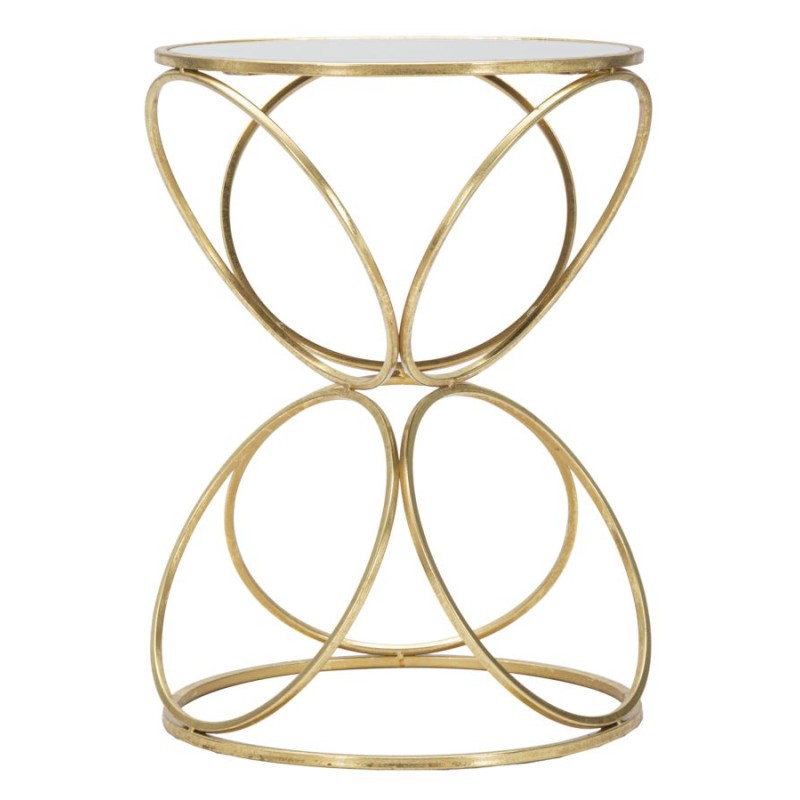 Maceta circular Glam Exquisite Glam Ø 38 x 53 cm - Hierro y espejo