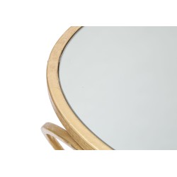 Maceta circular Glam Exquisite Glam Ø 38 x 53 cm - Hierro y espejo