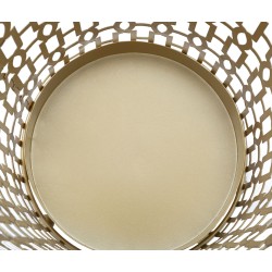 Soporte para paraguas Glam OBLIN Ø 22,5 x 47,5 cm - Hierro, MDF y cristal