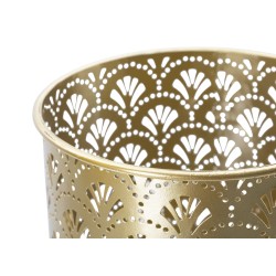 Juego de 2 soportes para jarrones Glam GOLVY -B- Ø 21 x 52 cm - 19 x 42 cm - Hierro