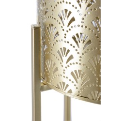 Juego de 2 soportes para jarrones Glam GOLVY -B- Ø 21 x 52 cm - 19 x 42 cm - Hierro