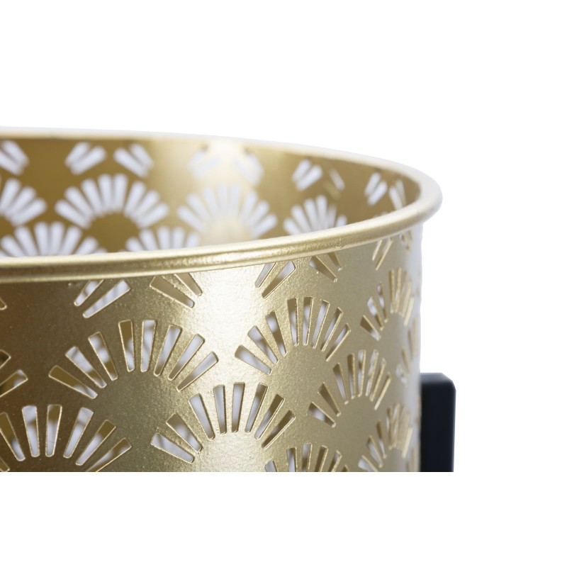 Juego de jarrones Glam GLISSY de 2 piezas -A- Ø 21 x 38 cm - 19 x 28 cm - Hierro