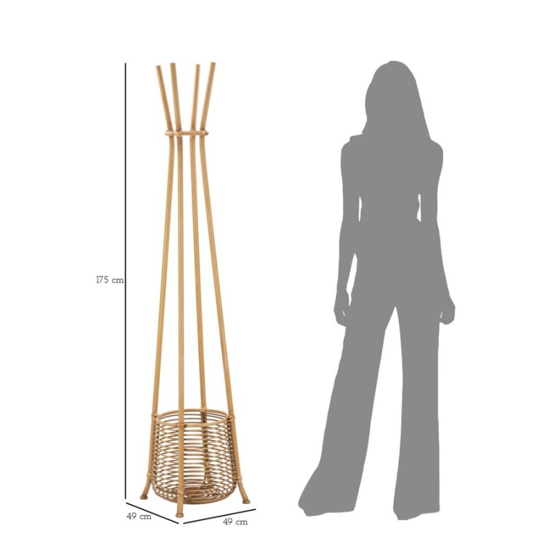 Soporte para paraguas BOHO CHICH con base Ø 49 x 49 x 175 cm - Hierro y plástico