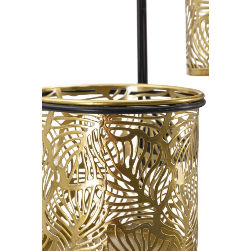 Soporte para jarrones de doble pared Glam HONG 27 x 14 x 48 cm - Hierro