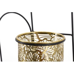Soporte para jarrones de doble pared Glam HONG 27 x 14 x 48 cm - Hierro