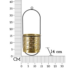 Soporte de pared para jarrones Glam HONG 14 x 14 x 37 cm - Hierro