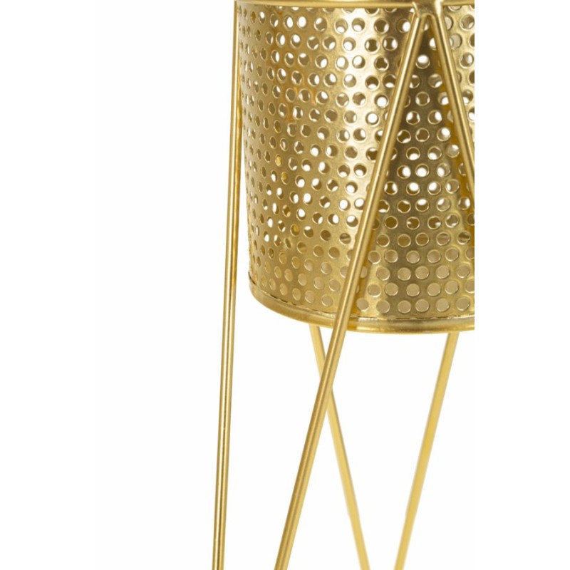 Juego de 2 soportes para jarrones GLAT Glam, 21 x 20 x 46 cm - 18 x 18 x 32 cm - Hierro