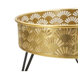 Juego de 2 jarrones Glam ZANNY Ø 20,5 x 13-18 x 13 cm - Hierro