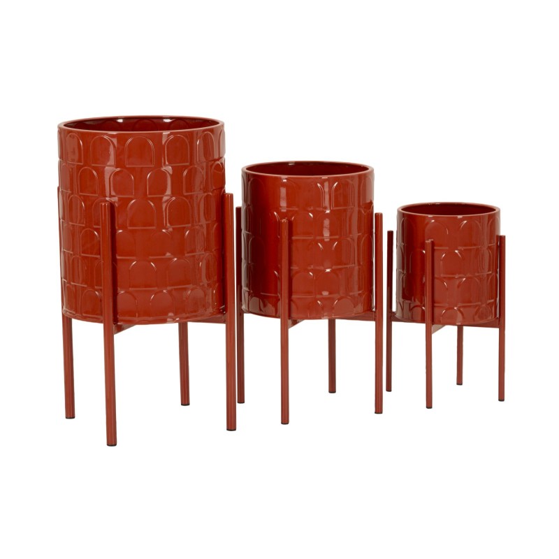 Juego de tres soportes para jarrones MODERN ARCHY Ø 36x56,5-30x48,5-24x37,5 cm - Hierro