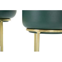 Juego de 2 soportes para jarrones Glam GENT Ø 20 x 29-16 x 24 cm - Hierro