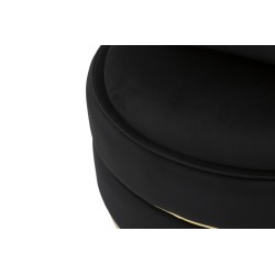 Sillón Paris Space Negro/Oro – Prestigio absoluto en negro y oro (Ø 84×72 cm)