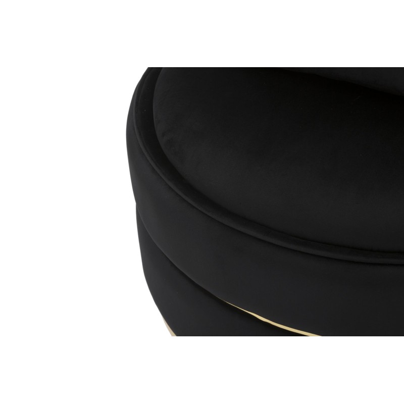 Sillón Paris Space Negro/Oro – Prestigio absoluto en negro y oro (Ø 84×72 cm)