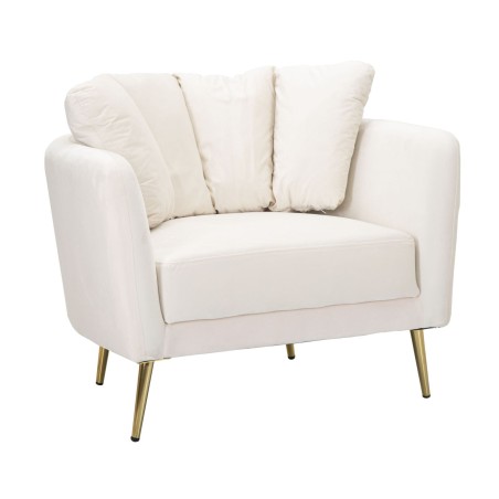 Sillón Kyiv color crema – Sencillez chic con líneas elegantes (88×77×74 cm)