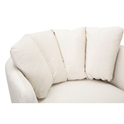 Sillón Kyiv color crema – Sencillez chic con líneas elegantes (88×77×74 cm)