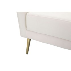 Sillón Kyiv color crema – Sencillez chic con líneas elegantes (88×77×74 cm)