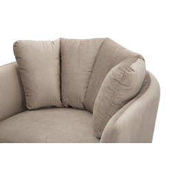 Sillón gris Kyiv – Modernidad suave con encanto neutro (88×77×74 cm)