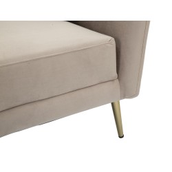 Sillón gris Kyiv – Modernidad suave con encanto neutro (88×77×74 cm)