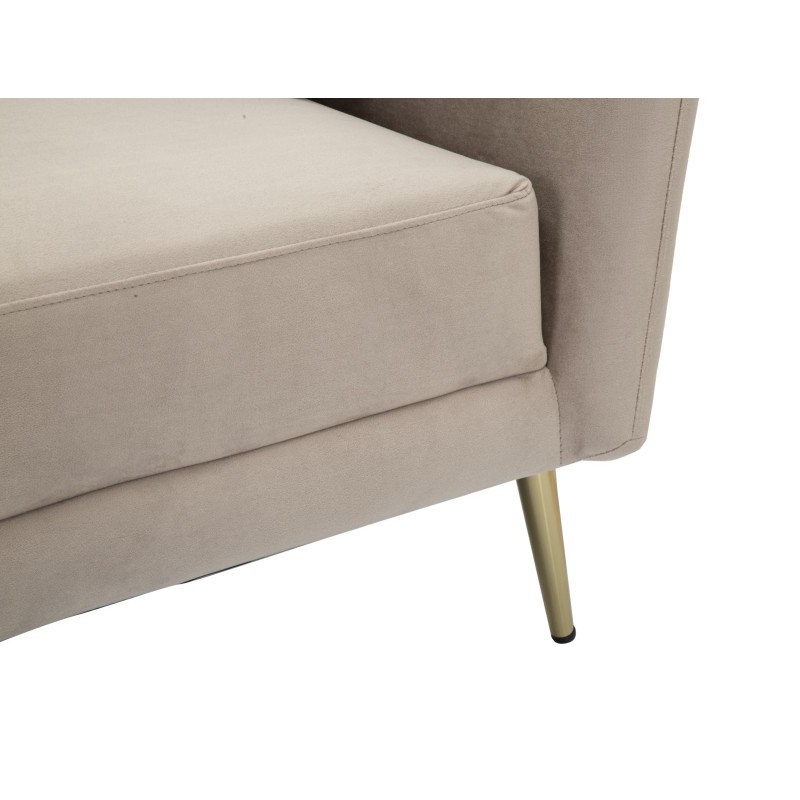 Sillón gris Kyiv – Modernidad suave con encanto neutro (88×77×74 cm)