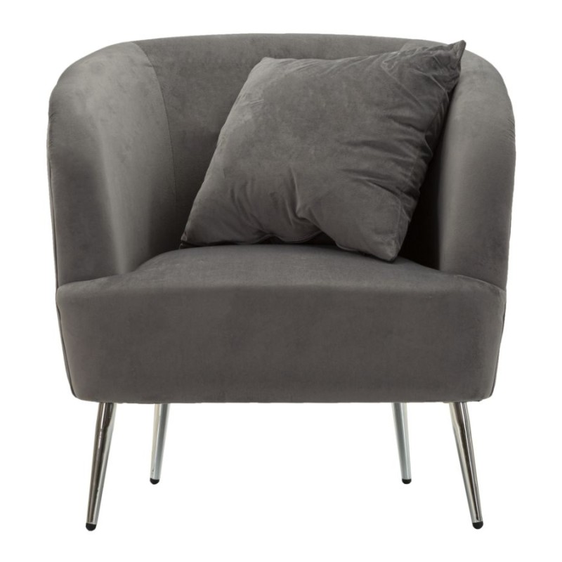 Sillón plateado – El brillo plateado para un estilo deslumbrante (73×66×78 cm)