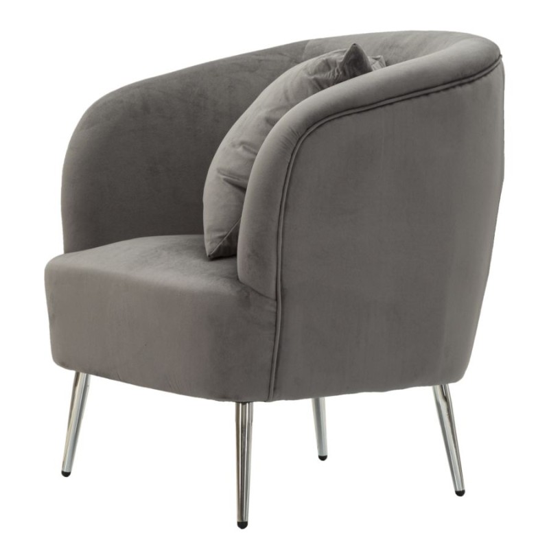 Sillón plateado – El brillo plateado para un estilo deslumbrante (73×66×78 cm)