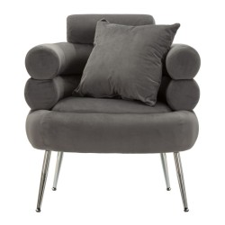 Sillón Silvery Plus – Efecto espejo para un glamour innegable (78×68×85 cm)