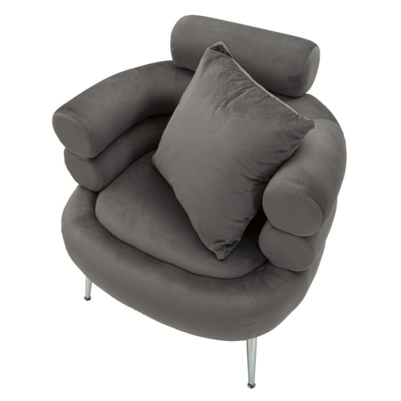 Sillón Silvery Plus – Efecto espejo para un glamour innegable (78×68×85 cm)