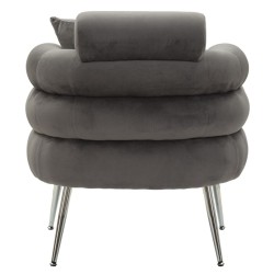 Sillón Silvery Plus – Efecto espejo para un glamour innegable (78×68×85 cm)
