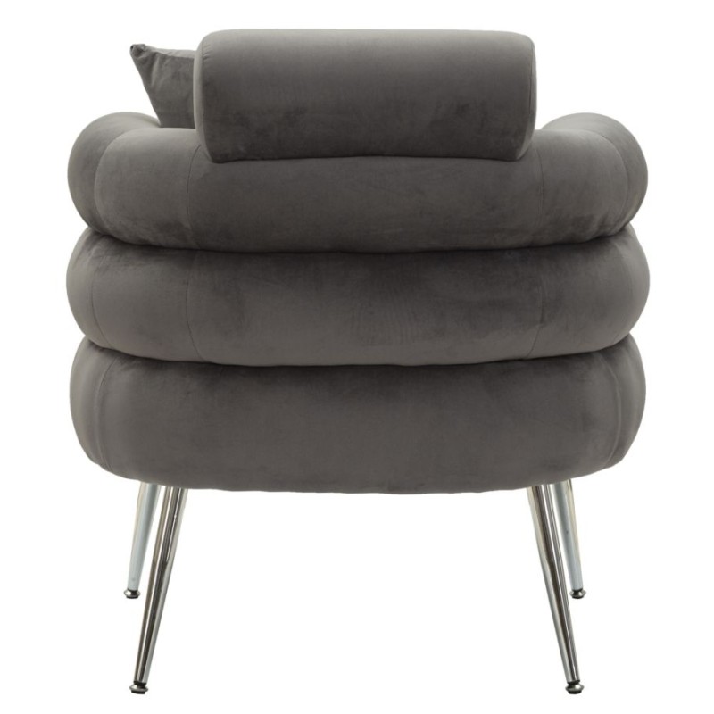 Sillón Silvery Plus – Efecto espejo para un glamour innegable (78×68×85 cm)