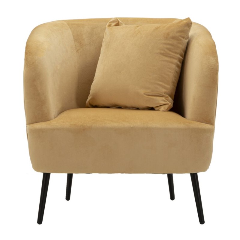 Sillón Browy – Calidez y elegancia con cojines integrados (73×66×78 cm)